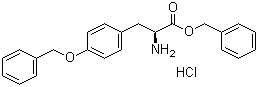 O-Benzyl-L-tyrosine benzyl ester hydrochloride molecular structure (CAS 52142-01-5)