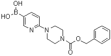 CAS # 521985-18-2, 4-(5-Borono-2-pyridinyl)-1-piperazinecarboxylic acid 1-(phenylmethyl) ester