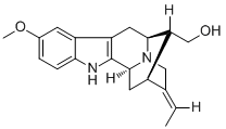 洛柯碱分子结构 (CAS 522-47-4)