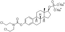 Estramustine phosphate sodium molecular structure (CAS 52205-73-9)