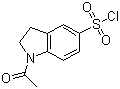 1-乙酰基-5-吲哚啉磺酰氯分子结构 (CAS 52206-05-0)