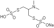 structure of CAS# 52207-48-4, Thiosultap sodium