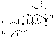 CAS # 52213-27-1, Pygenic acid A, (2alpha,3alpha)-2,3-Dihydroxy-urs-12-en-28-oic acid