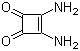 3,4-二氨基-3-环丁烯-1,2-二酮分子结构 (CAS 5231-89-0)
