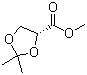 structure of CAS# 52373-72-5, Methyl (R)-(+)-2,2-dimethyl-1,3-dioxolane-4-carboxylate