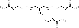 structure of CAS# 52408-84-1, Glycerine propoxylate triacrylate