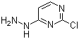 2-氯-4-肼基嘧啶分子结构 (CAS 52476-87-6)