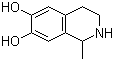 1,2,3,4-Tetrahydro-1-methyl-6,7-isoquinolinediol molecular structure (CAS 525-72-4)