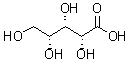 D-木糖酸分子结构 (CAS 526-91-0)