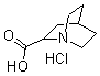 2-奎宁环羧酸盐酸盐分子结构 (CAS 52601-23-7)