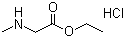 structure of CAS# 52605-49-9, Ethyl sarcosinate hydrochloride