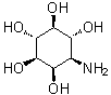 1-氨基-1-脱氧-myo-肌醇分子结构 (CAS 52645-68-8)