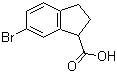structure of CAS# 52651-16-8, 6-Bromo-1-indancarboxylic acid