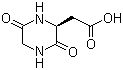 (S)-3,6-二氧代-2-哌嗪乙酸分子结构 (CAS 52661-97-9)
