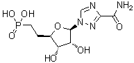 CAS 登录号：52663-96-4, 1-(5,6-二脱氧-6-膦酰基-beta-D-呋喃核己糖基)-1H-1,2,4-三唑-3-甲酰胺