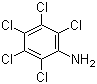 structure of CAS# 527-20-8, Pentachloroaniline