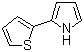 2-(2-噻吩基)吡咯分子结构 (CAS 52707-46-7)