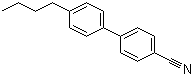 4'-正丁基-4-氰基联苯分子结构 (CAS 52709-83-8)