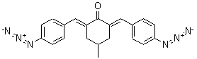 structure of CAS# 5284-79-7, 2,6-Bis(4-azidobenzal)-4-methylcyclohexanone