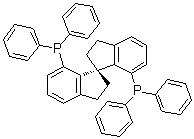 1,1'-[(1S)-2,2',3,3'-Tetrahydro-1,1'-spirobi[1H-indene]-7,7'-diyl]bis[1,1-diphenylphosphine] molecular structure (CAS 528521-86-0)