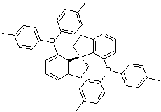 structure of CAS# 528521-87-1, [(1R)-2,2',3,3'-Tetrahydro-1,1'-spirobi[1H-indene]-7,7'-diyl]bis[bis(4-methylphenyl)-phosphine]