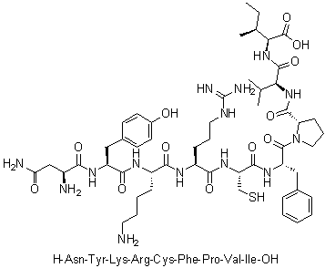 CAS 登录号：528548-82-5, L-天冬氨酰胺酰-L-酪氨酰-L-赖氨酰-L-精氨酰-L-半胱氨酰-L-苯丙氨酰-L-脯氨酰-L-缬氨酰-L-异亮氨酸