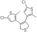 CAS # 528604-88-8, 5,5''-Dichloro-2',5'-dihydro-2,2''-dimethyl-3,3':4',3''-terthiophene