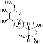 CAS # 52949-83-4, Ajugol, beta-D-Glucopyranoside (1S,4aR,5R,7S,7aS)-1,4a,5,6,7,7a-hexahydro-5,7-dihydroxy-7-methylcyclopenta[c]pyran-1-yl