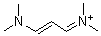 (E)-N-[3-(二甲基氨基)-2-丙烯亚基]-N-甲基甲铵分子结构 (CAS 52950-91-1)