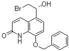 structure of CAS# 530084-79-8, 8-Benzyloxy-5-((R)-2-bromo-1-hydroxyethyl)-1H-quinolin-2-one