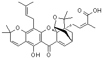 藤黄酸分子结构 (CAS 5304-71-2)