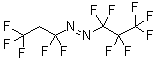 1-(1,1,2,2,3,3,3-七氟丙基)-2-(1,1,3,3,3-五氟丙基)二氮烯分子结构 (CAS 5306-09-2)