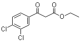 structure of CAS# 53090-43-0, Ethyl 3-(3,4-dichlorophenyl)-3-oxopropionate