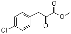 structure of CAS# 53101-00-1, Methyl 3-(4-chlorophenyl)pyruvate