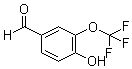 structure of CAS# 53104-95-3, 4-Hydroxy-3-trifluoromethoxybenzaldehyde