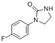 structure of CAS# 53159-75-4, 1-(4-Fluorophenyl)imidazolidin-2-one
