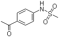 structure of CAS# 5317-89-5, N-(4-Acetylphenyl)methanesulfonamide