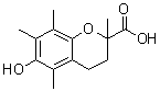 structure of CAS# 53188-07-1, 6-Hydroxy-2,5,7,8-tetramethylchroman-2-carboxylic acid