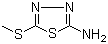 structure of CAS# 5319-77-7, 2-Amino-5-methylthio-1,3,4-thidiazole