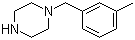 1-(3-甲基苯基)哌嗪分子结构 (CAS 5321-48-2)