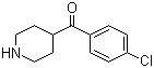 4-(4-氯苯甲酰基)哌啶分子结构 (CAS 53220-41-0)