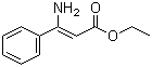 structure of CAS# 53256-19-2, (Z)-3-Amino-3-phenyl-2-propenoic acid ethyl ester