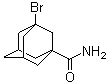 CAS # 53263-89-1, 3-Bromo-1-adamantanecarboxamide, 3-Bromo-tricyclo[3.3.1.1(3,7)]decane-1-carboxamide