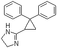 CAS # 53267-01-9, Cibenzoline, 2-(2,2-Diphenylcyclopropyl)-4,5-dihydro-1H-imidazole