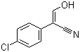 (Z)-2-(4-Chlorophenyl)-3-hydroxyacrylonitrile molecular structure (CAS 53283-56-0)
