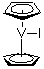 structure of CAS# 53291-02-4, Bis(cyclopentadienyl)iodovanadium