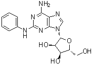 structure of CAS# 53296-10-9, 2-苯基氨基腺苷