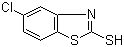 structure of CAS# 5331-91-9, 5-Chloro-2-mercaptobenzothiazole