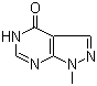 1-Methyl-1,5-dihydropyrazolo[3,4-d]pyrimidin-4-one molecular structure (CAS 5334-56-5)