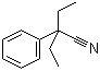 2-乙基-2-苯基丁腈分子结构 (CAS 5336-57-2)